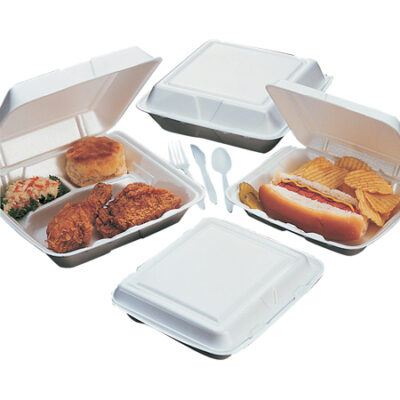Dart® Foam Hinged Lid Containers