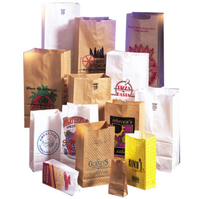 Duro White Grocery Bags