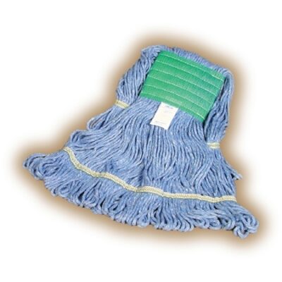 Blue Cotton/Synthetic Blend Wet Mops