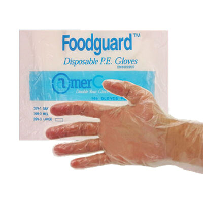 AmerCare® Foodguard™ Polyethylene Food Handler – Large