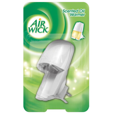 Air Wick Scented Oil Warmer Plugin Air Freshener, White, 1ct