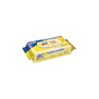 LYSOL® BRAND DISINFECTING WIPES FLATPACK. 80 CT – LEMON/LIME