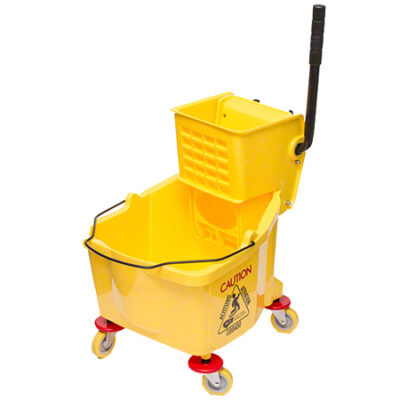 Mop Bucket/Wringer Combo – 26/36 Qt., Yellow
