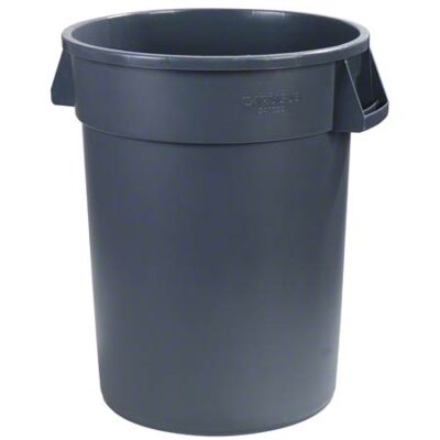 Carlisle Bronco™ Round Waste Container – 55 Gal., Grey