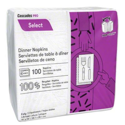 Cascades PRO Select™ 1/8 Fold Dinner Napkin