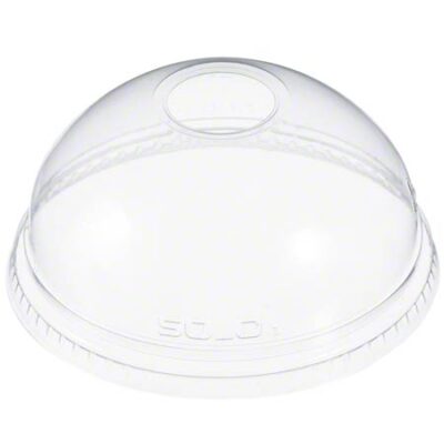 Clear Dome Lid w/1 Hole