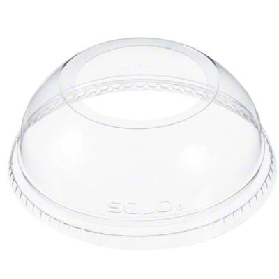 Clear Dome Lid w/Hole
