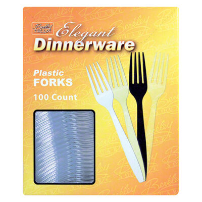 Boxed Heavy Weight Clear Fork