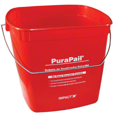 6Qt Utility Purapail Sanitizing Red