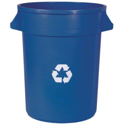 32 Gallon Gator Blue w/Recycle Logo