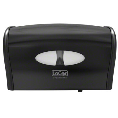 Manual Bathroom Tissue Dispenser Horizontal Black