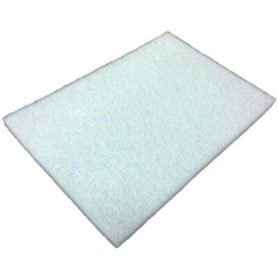 14 X 20 Rectangular Floor Pad White