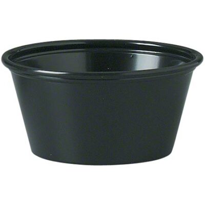 2 oz. Black Ps Portion Container